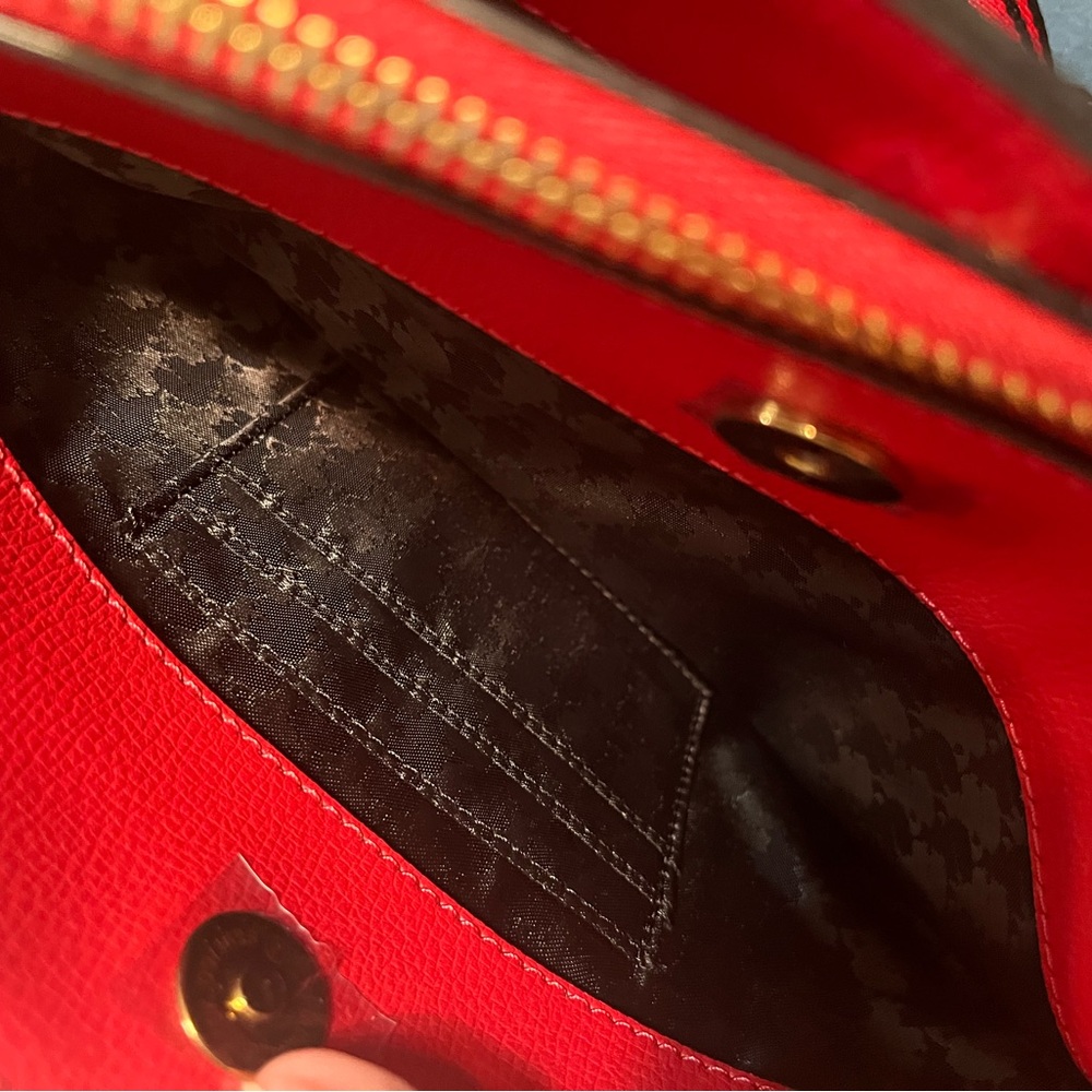 Karl Lagerfeld Red Crossbody Bag MSRP $228 - Picture 5 of 7